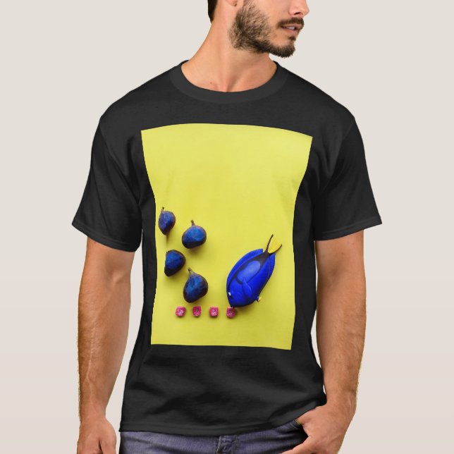 Camiseta Cardumen de cirujano azul (Anverso)