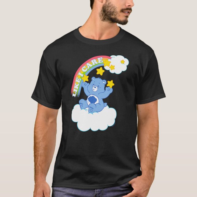 Camiseta Care Bears Grumpy Bear Like I Care Sassy Rainbow P (Anverso)