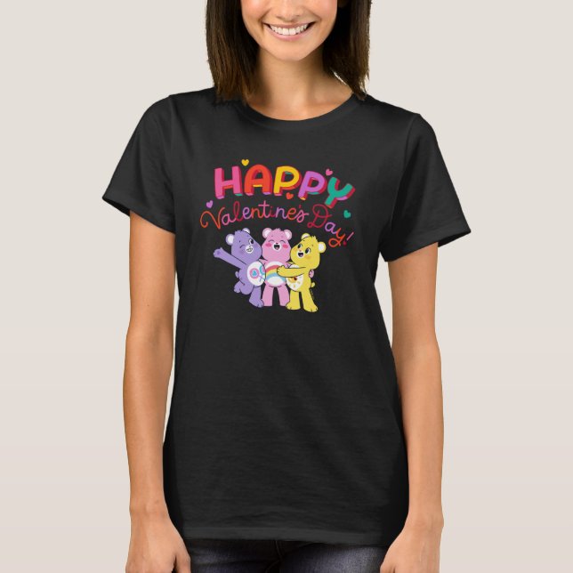 Camiseta Care Bears Unlock the Magic Happy Valentine's Day (Anverso)