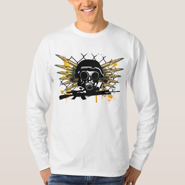 Camiseta careta antigás (Anverso)
