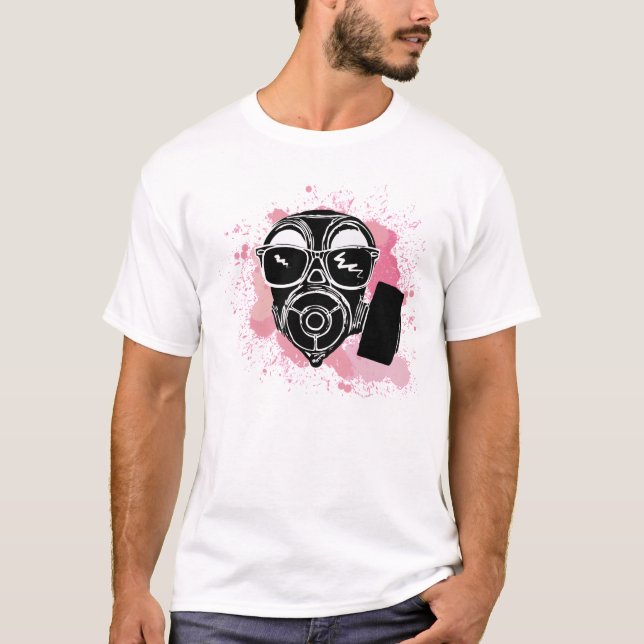 Camiseta Careta antigás (Anverso)
