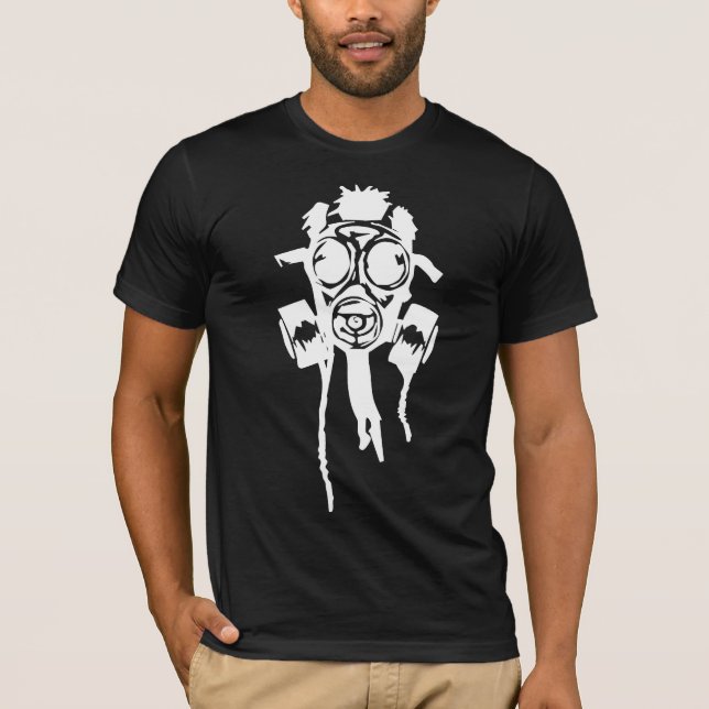 Camiseta Careta antigás 2 (Anverso)