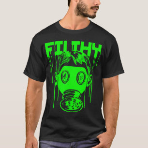 Camiseta Careta antigás asquerosa de Dubstep
