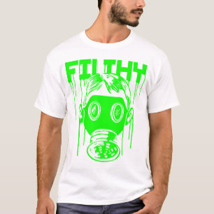 Camiseta Careta antigás asquerosa de Dubstep