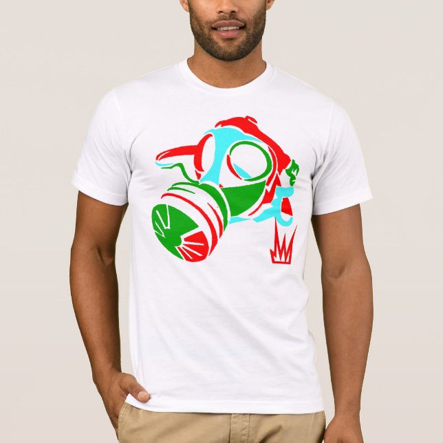 Camiseta Careta antigás de Konflict (Anverso)