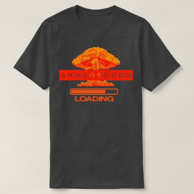 Camiseta Carga de Armagedón (Diseño del anverso)