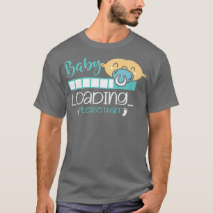 Camiseta Carga de Bebés Por Favor Esperar Género Revelar Be