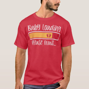 Camiseta Carga de Bebés Por Favor Espere Invitación De Emba