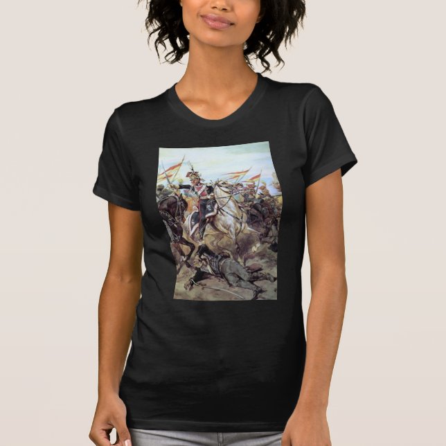 Camiseta Carga de caballería polaca (Anverso)
