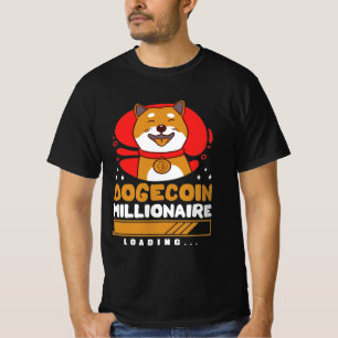 Camiseta Carga de Crypto DogeCoin Millionaire