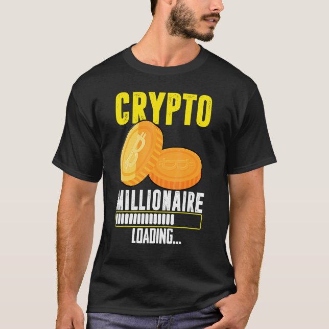Camiseta Carga de Crypto Millionaire (Anverso)