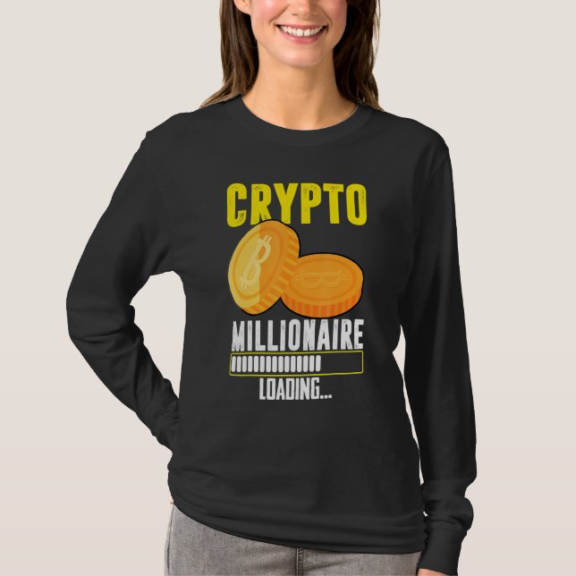 Camiseta Carga de Crypto Millionaire (Anverso)