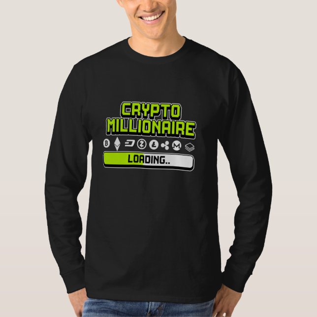 Camiseta Carga de Crypto Millionaire (Anverso)