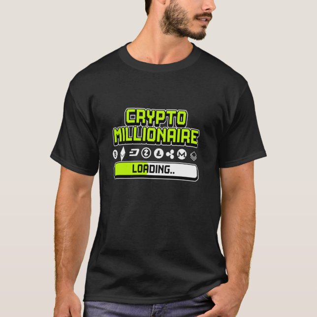 Camiseta Carga de Crypto Millionaire (Anverso)