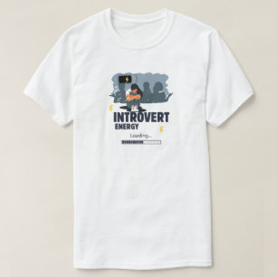 Camiseta Carga de Energía de Introvertido