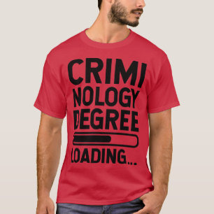 Camiseta Carga de grados de criminología