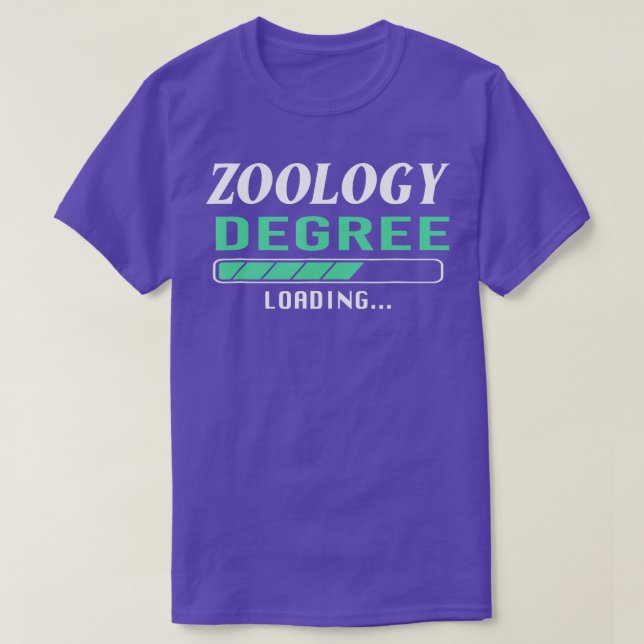 Camiseta Carga de grados de zología para futuros zoólogos (Diseño del anverso)