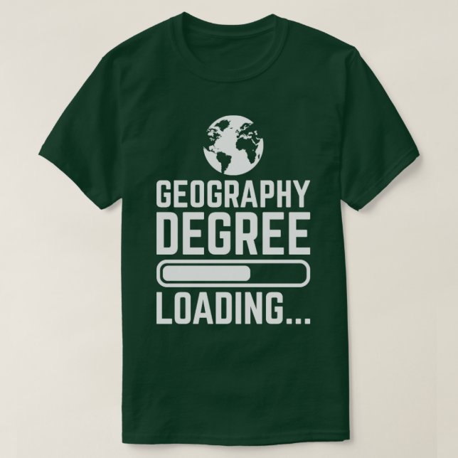 Camiseta Carga de grados geográficos (Diseño del anverso)