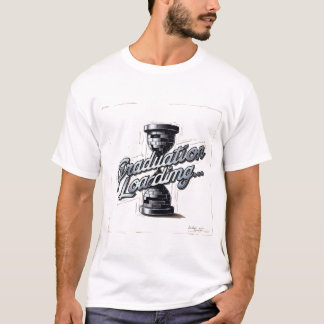 Camiseta "Carga de graduación... ¡La cuenta regresiva para 
