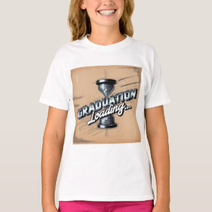Camiseta "Carga de graduación... ¡La cuenta regresiva para
