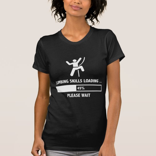 Camiseta Carga de habilidades de escalado (Anverso)