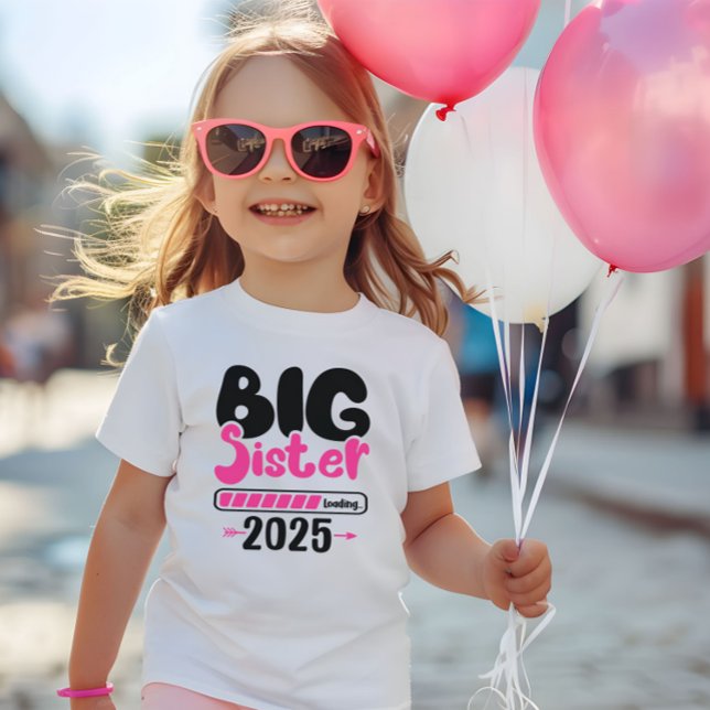 Camiseta Carga de hermanas mayores, 2025 Niño, niño pequeño (Subido por el creador)