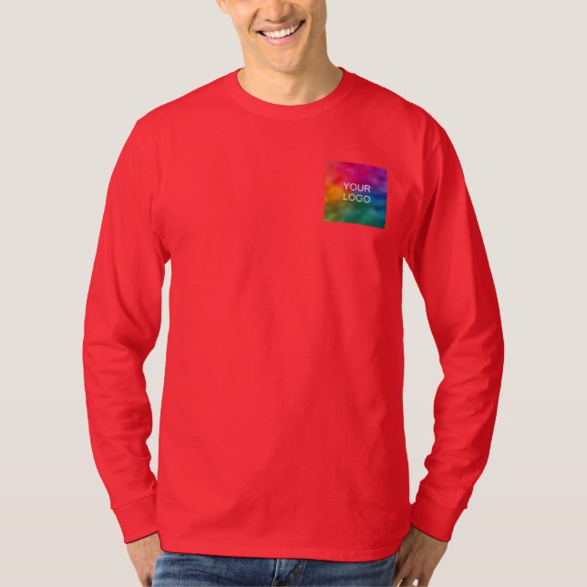 Camiseta Carga de impresión frontal y posterior Añadir logo (Anverso)