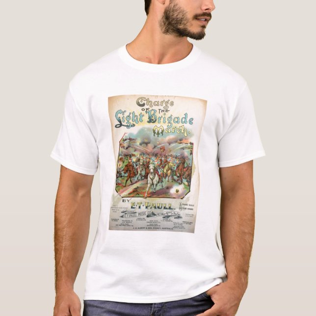 Camiseta Carga de la brigada ligera marzo (Anverso)