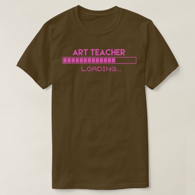 Camiseta Carga de profesores de arte (Diseño del anverso)
