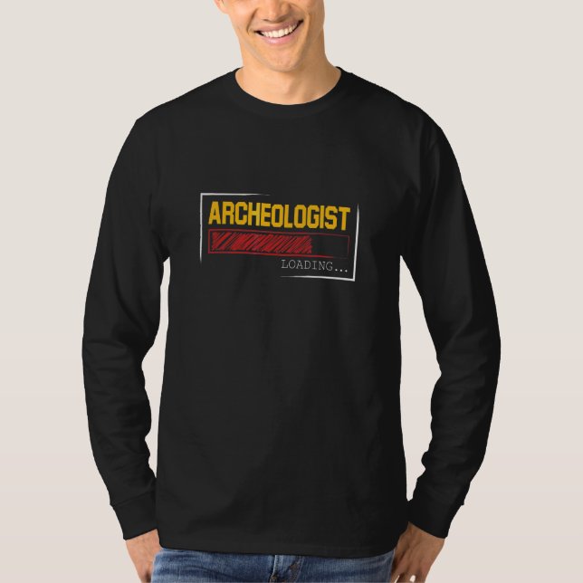 Camiseta Carga de Título de Arqueólogo (Anverso)