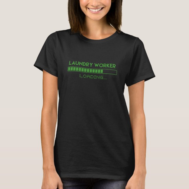 Camiseta Carga de Trabajador de Lavado (Anverso)