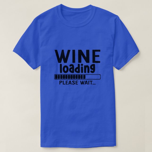 Camiseta Carga de vino, espere01 (Diseño del anverso)
