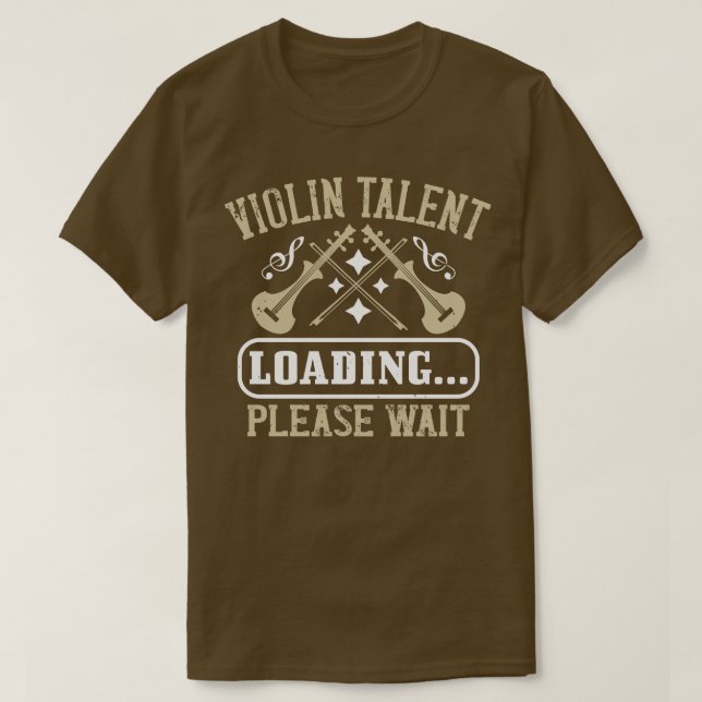 Camiseta Carga de Violin Talent (Diseño del anverso)