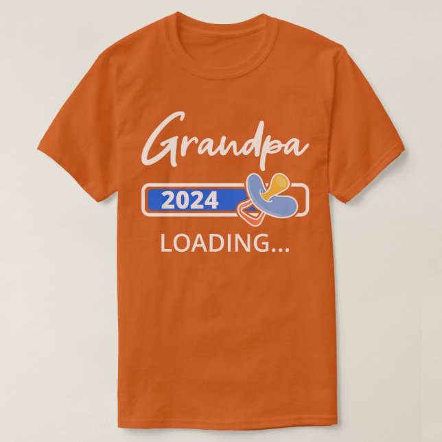 Camiseta Carga Del Abuelo 2024 Que Promoví Al Abuelo (Diseño del anverso)