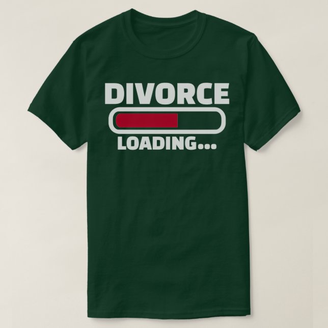 Camiseta Carga del divorcio (Diseño del anverso)