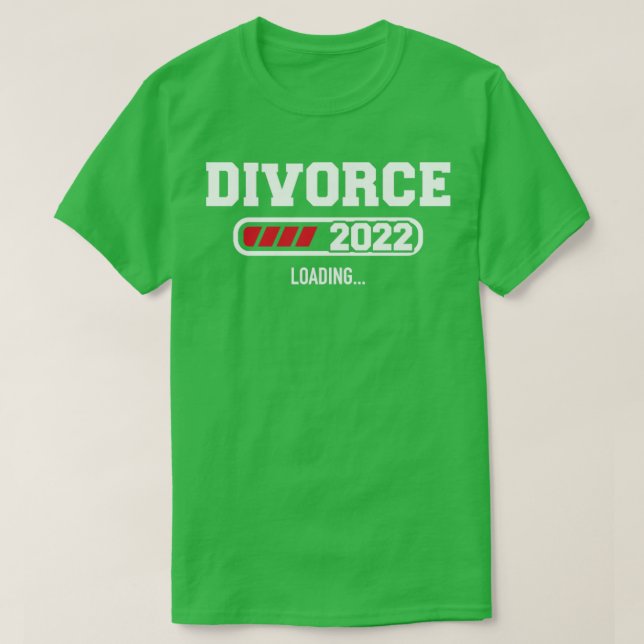 Camiseta Carga del divorcio 2022 (Diseño del anverso)