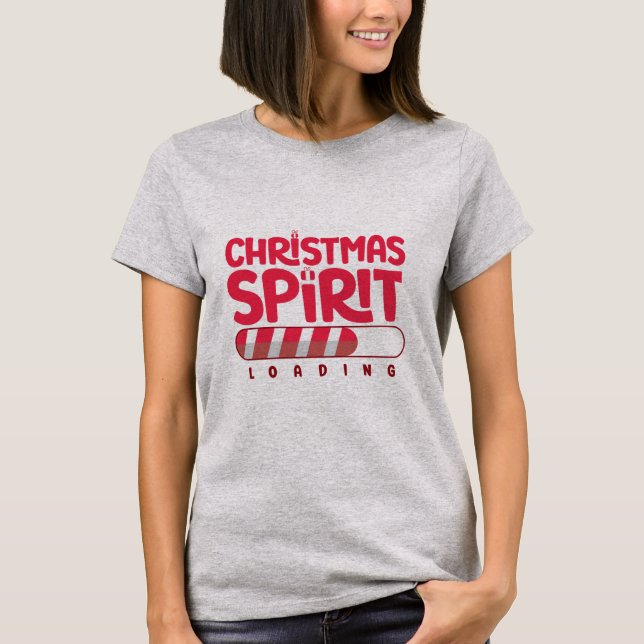 Camiseta Carga espiritual de navidades (Anverso)
