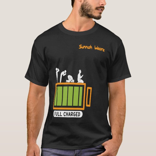 Camiseta Carga Islámica Musulmana Iman (Anverso)