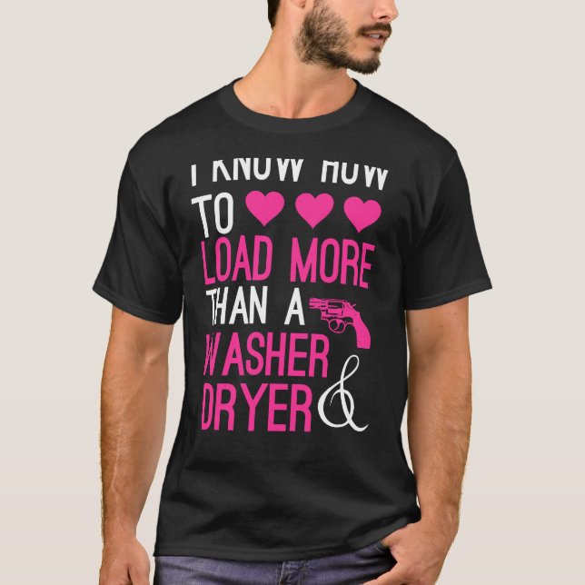 Camiseta Carga Más De Un Lavador Y Secador (Anverso)