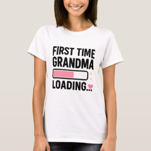 Camiseta Carga por primera vez de abuela