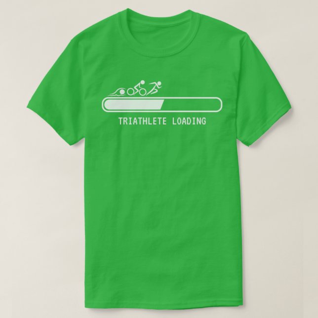 Camiseta Carga Triatlón Triatleta (Diseño del anverso)