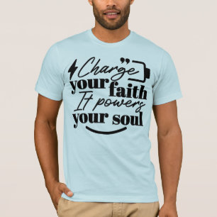 Camiseta Carga Tu Fe – Cita Inspiradora Cristiana 