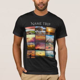 Camiseta Carga tu viaje de fotos y nombres