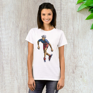 Camiseta Cargada de Rollerblando de persona