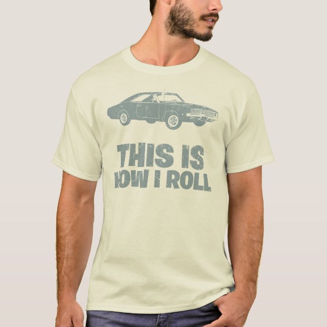 Camiseta Cargador de 1969 Dodge Hemi (Anverso)