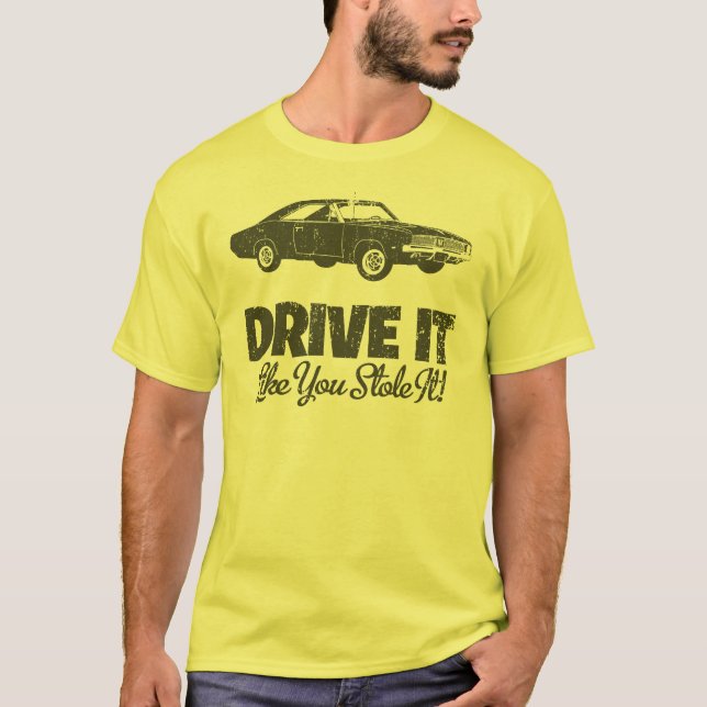 Camiseta Cargador de 1969 Dodge Hemi (Anverso)
