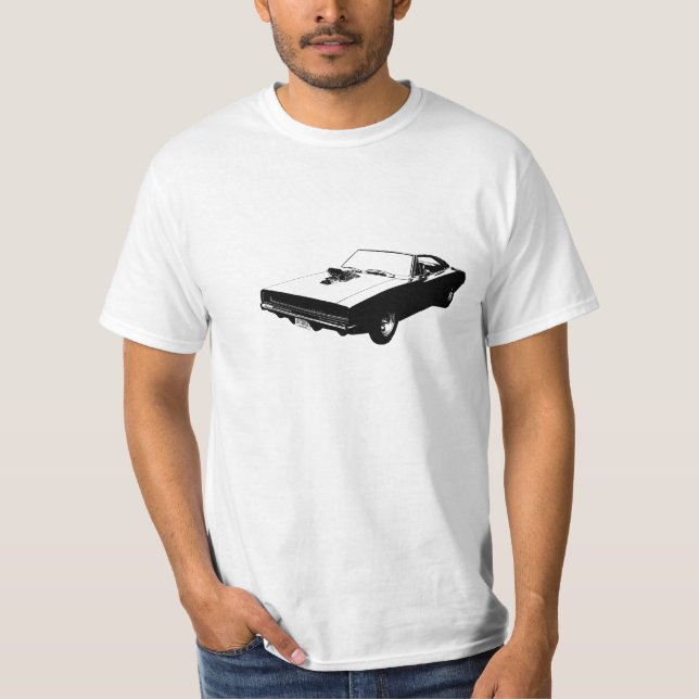 Camiseta 'Cargador de 68 Dodge (Anverso)