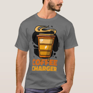 Camiseta Cargador de energía de la copa de café