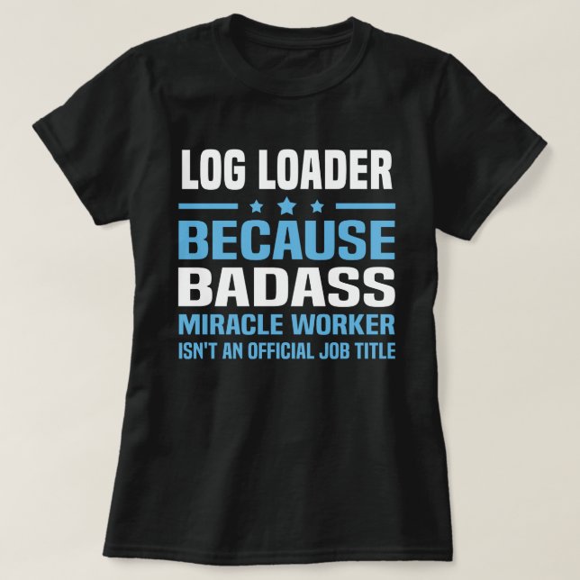 Camiseta Cargador de registro (Diseño del anverso)