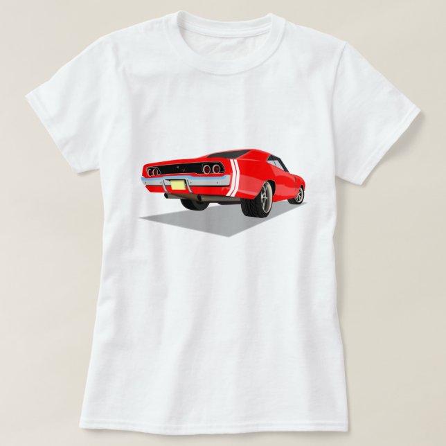Camiseta Cargador del rojo 68 (Diseño del anverso)